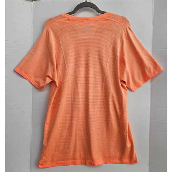 Lululemon Men’s Metal Vent Tech Training / Workout Tee | Size L | Orange - Picture 5 of 5